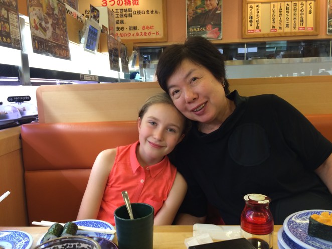 The first of many, many sushi meal -- one of my favorite foods in the world!